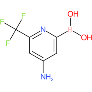 [4-amino-6-(trifluoromethyl)pyridin-2-yl]boronic acid