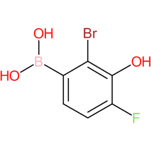(2-bromo-4-fluoro-3-hydroxyphenyl)boronic acid
