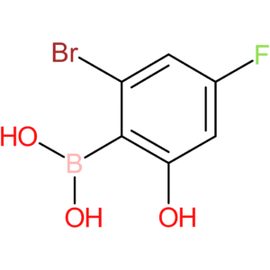 (2-bromo-4-fluoro-6-hydroxyphenyl)boronic acid