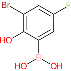(3-bromo-5-fluoro-2-hydroxyphenyl)boronic acid
