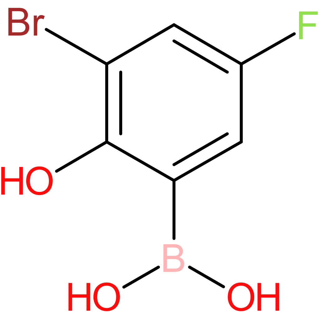 (3-bromo-5-fluoro-2-hydroxyphenyl)boronic acid