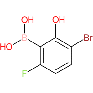 (3-bromo-6-fluoro-2-hydroxyphenyl)boronic acid