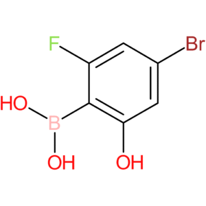 (4-bromo-2-fluoro-6-hydroxyphenyl)boronic acid