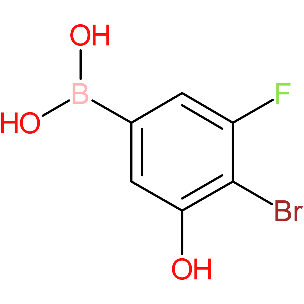 (4-bromo-3-fluoro-5-hydroxyphenyl)boronic acid