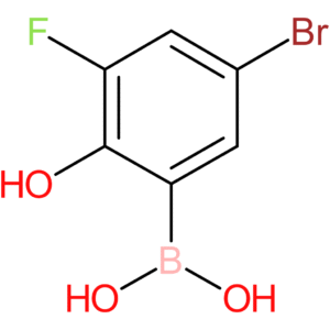 (5-bromo-3-fluoro-2-hydroxyphenyl)boronic acid