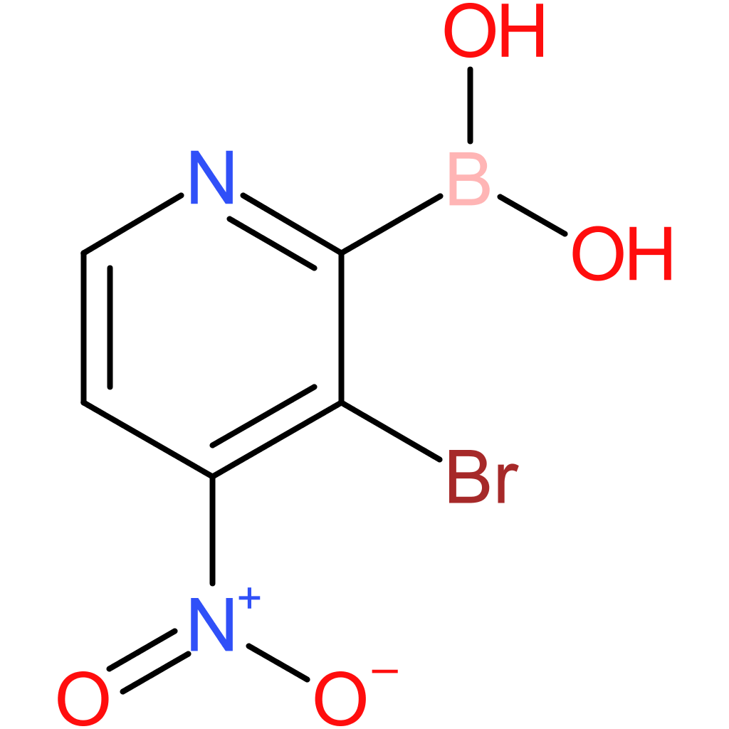 (3-bromo-4-nitropyridin-2-yl)boronic acid