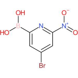 (4-bromo-6-nitropyridin-2-yl)boronic acid