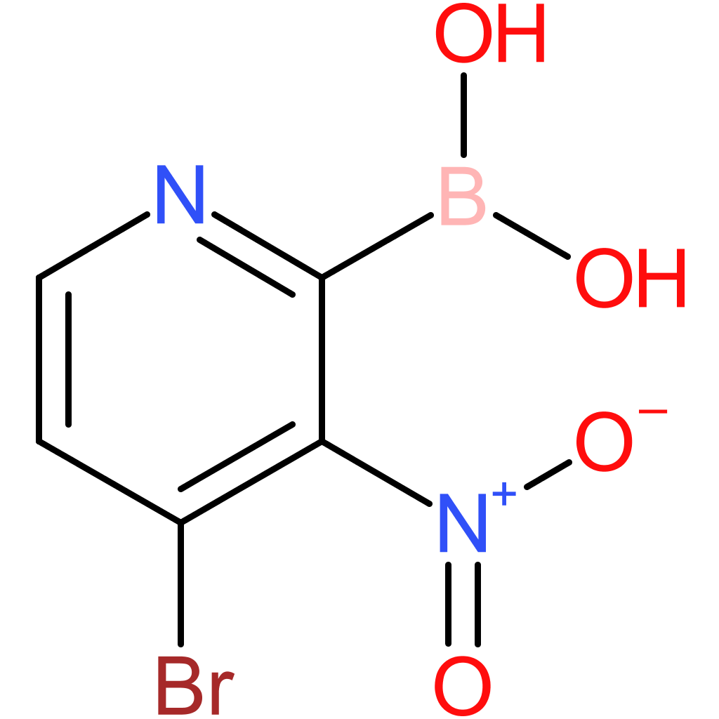 (4-bromo-3-nitropyridin-2-yl)boronic acid