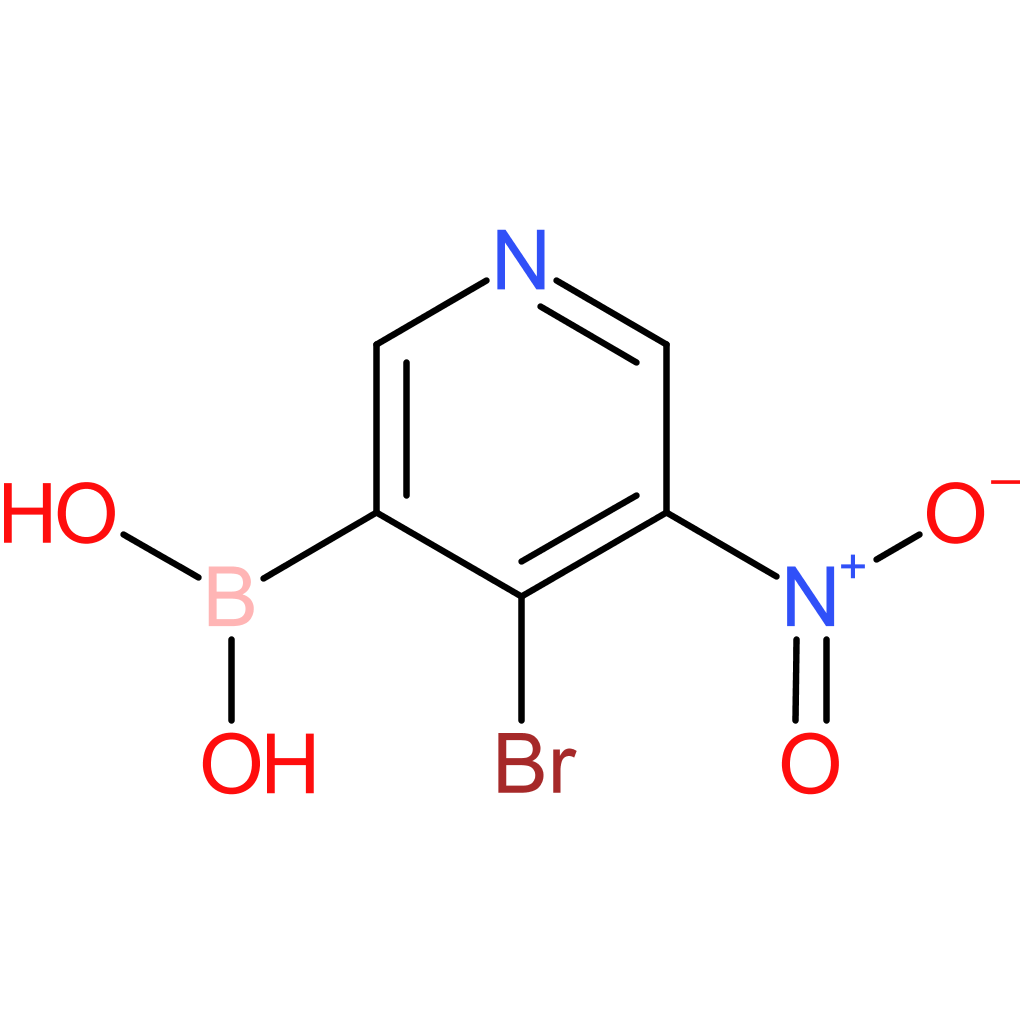 (4-bromo-5-nitropyridin-3-yl)boronic acid