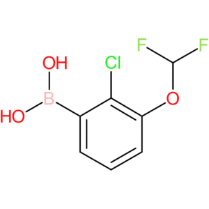 2-chloro-3-(difluoromethoxy)phenylboronic acid
