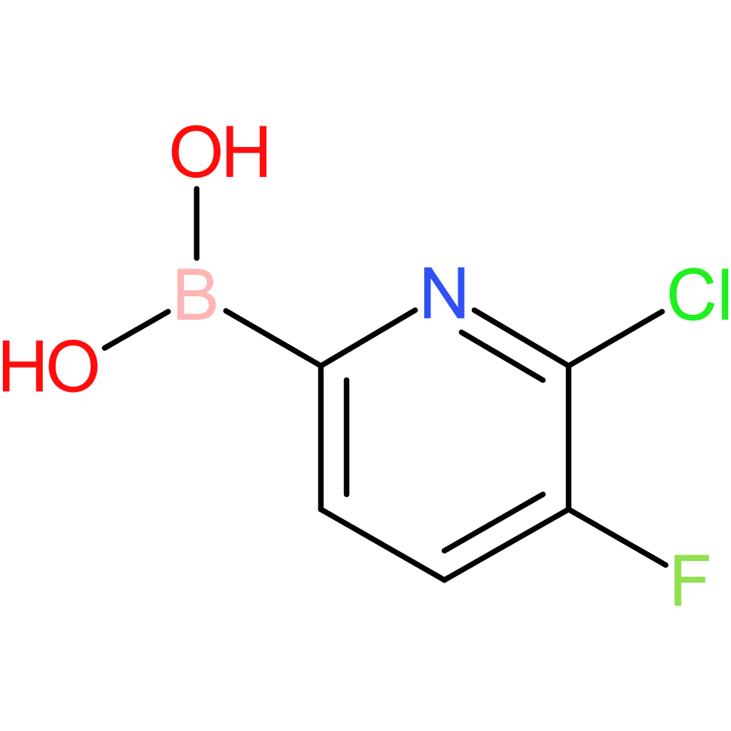 (6-chloro-5-fluoropyridin-2-yl)boronic acid