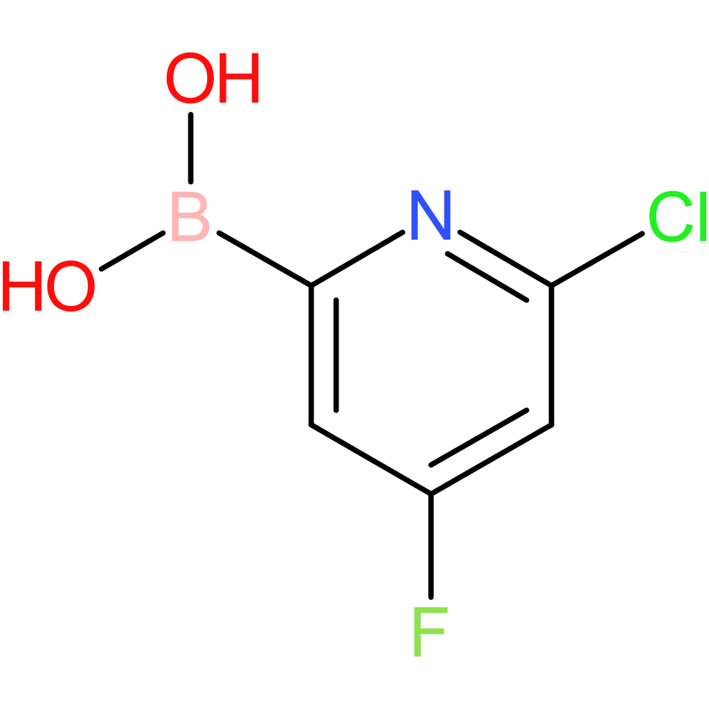 (6-chloro-4-fluoropyridin-2-yl)boronic acid