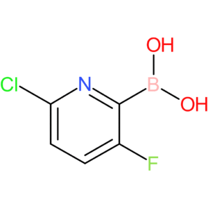 (6-chloro-3-fluoropyridin-2-yl)boronic acid