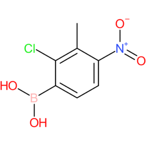 (2-chloro-3-methyl-4-nitrophenyl)boronic acid