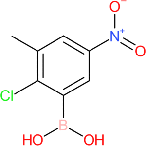(2-chloro-3-methyl-5-nitrophenyl)boronic acid