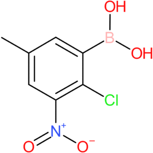 (2-chloro-5-methyl-3-nitrophenyl)boronic acid