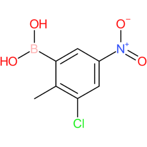 3-chloro-2-methyl-5-nitrophenylboronic acid