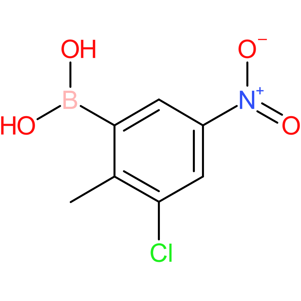 3-chloro-2-methyl-5-nitrophenylboronic acid