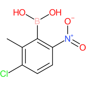 (3-chloro-2-methyl-6-nitrophenyl)boronic acid