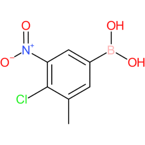 4-chloro-3-methyl-5-nitrophenylboronic acid