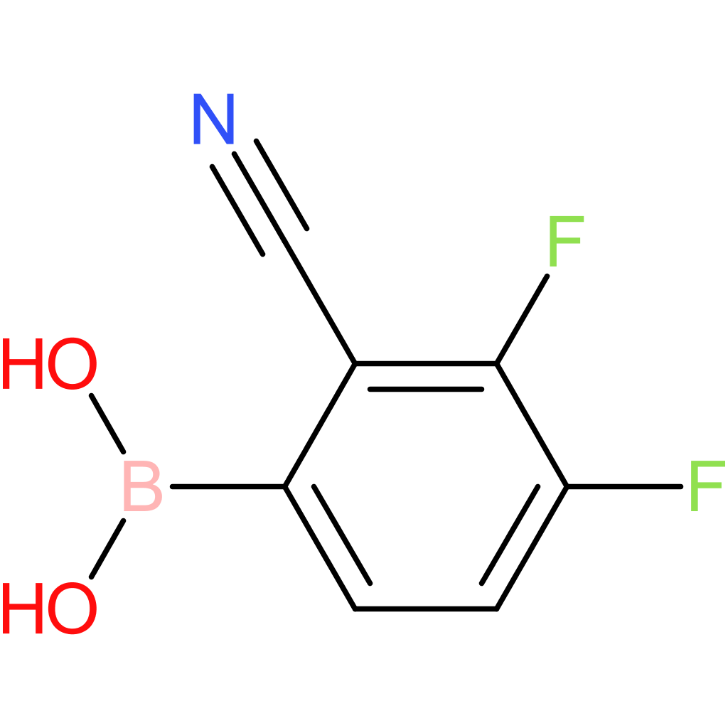2-cyano-3,4-difluorophenylboronic acid