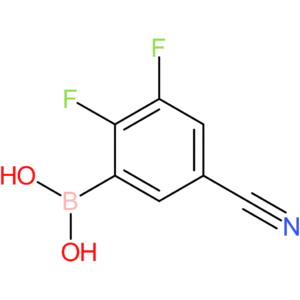 (5-cyano-2,3-difluorophenyl)boronic acid