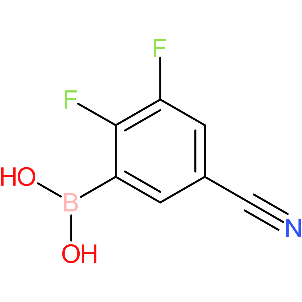 (5-cyano-2,3-difluorophenyl)boronic acid