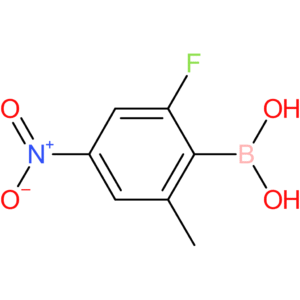 (2-fluoro-6-methyl-4-nitrophenyl)boronic acid