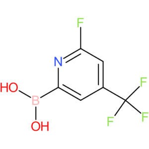 [6-fluoro-4-(trifluoromethyl)pyridin-2-yl]boronic acid