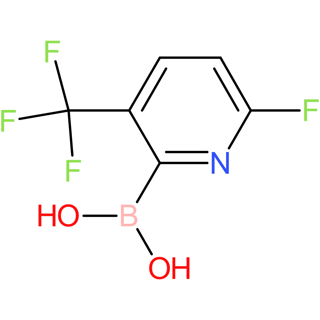 [6-fluoro-3-(trifluoromethyl)pyridin-2-yl]boronic acid