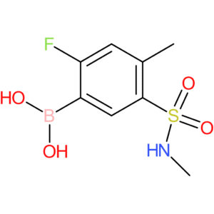 (2-fluoro-4-methyl-5-(n-methylsulfamoyl)phenyl)boronic acid