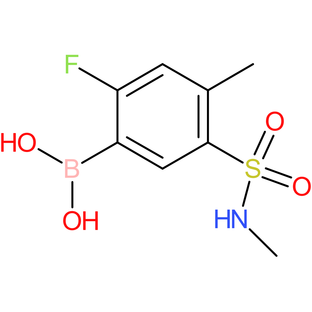 (2-fluoro-4-methyl-5-(n-methylsulfamoyl)phenyl)boronic acid