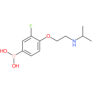 (3-fluoro-4-(2-(isopropylamino)ethoxy)phenyl)boronic acid