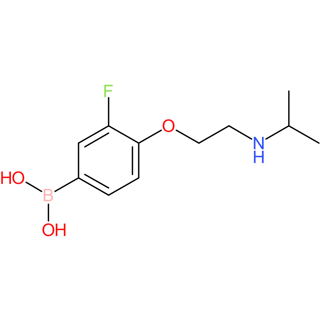 (3-fluoro-4-(2-(isopropylamino)ethoxy)phenyl)boronic acid