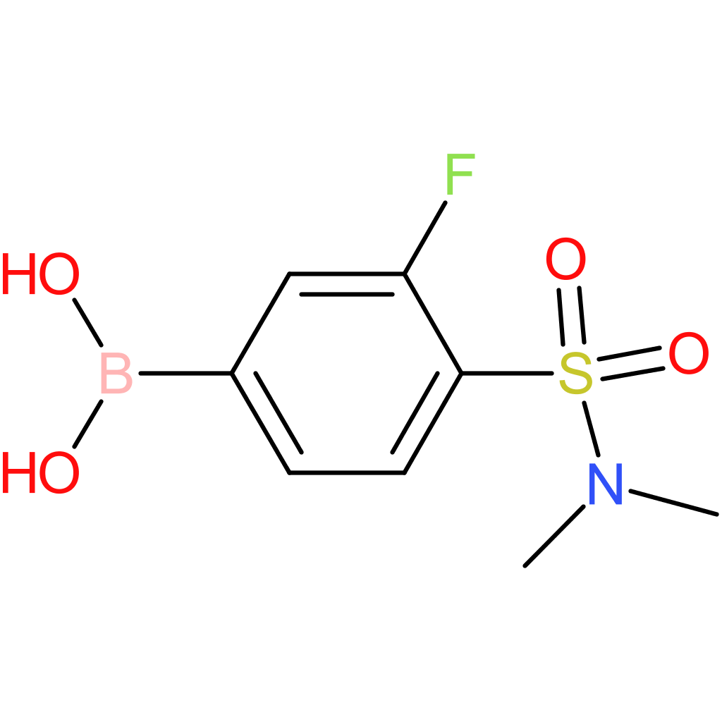 (4-(n,n-dimethylsulfamoyl)-3-fluorophenyl)boronic acid