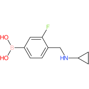 4-((cyclopropylamino)methyl)-3-fluorophenylboronic acid