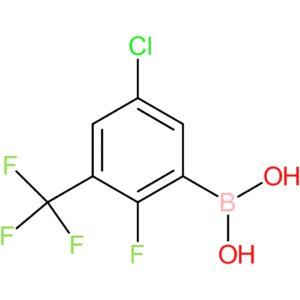 5-chloro-2-fluoro-3-(trifluoromethyl)phenylboronic acid