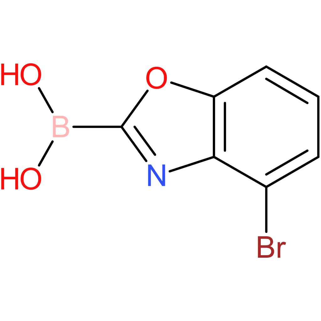 (4-bromo-1,3-benzoxazol-2-yl)boronic acid