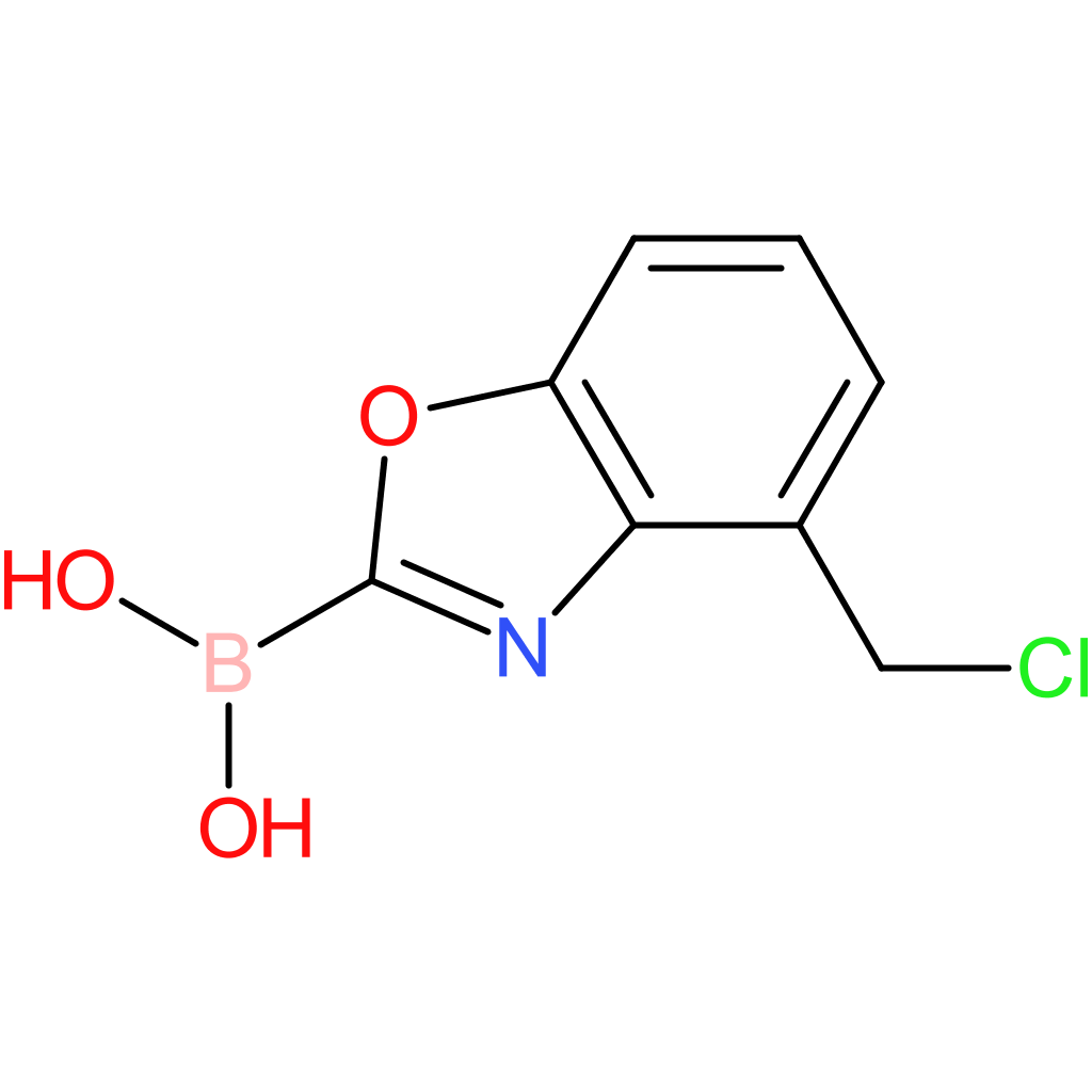 [4-(chloromethyl)-1,3-benzoxazol-2-yl]boronic acid