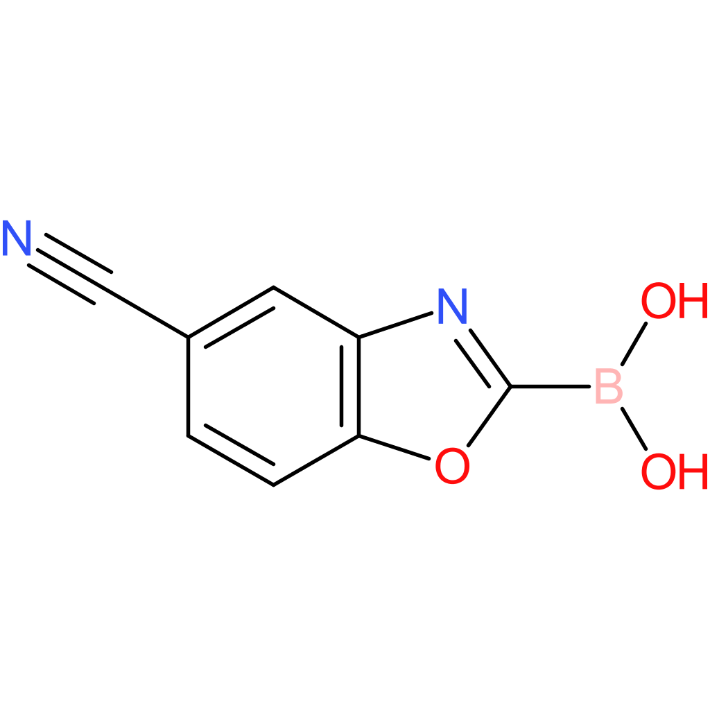 (5-cyano-1,3-benzoxazol-2-yl)boronic acid