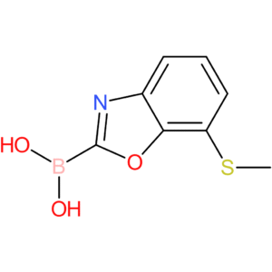 [7-(methylsulfanyl)-1,3-benzoxazol-2-yl]boronic acid