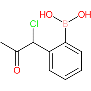 [2-(1-chloro-2-oxopropyl)phenyl]boronic acid