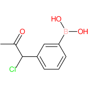 [3-(1-chloro-2-oxopropyl)phenyl]boronic acid