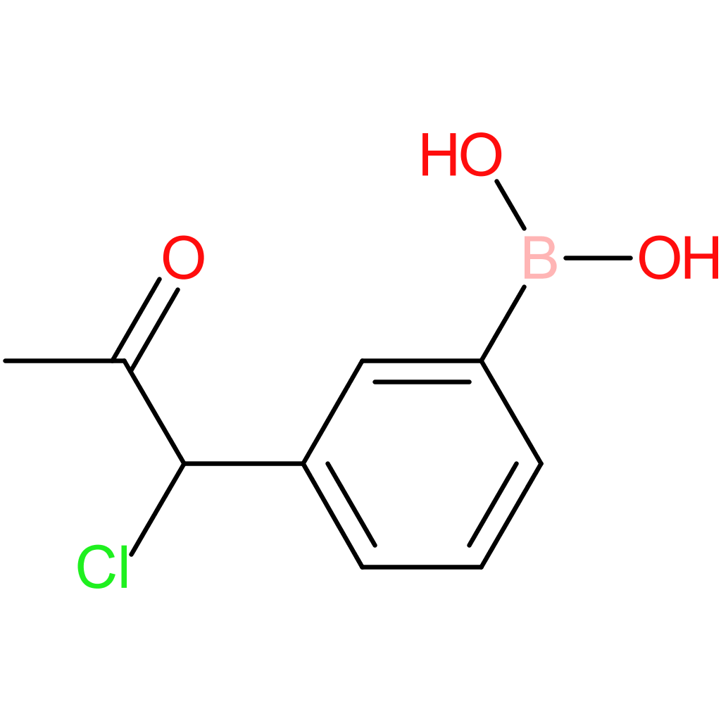 [3-(1-chloro-2-oxopropyl)phenyl]boronic acid