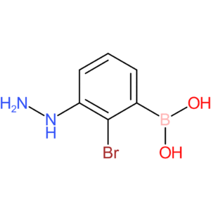 (2-bromo-3-hydrazinylphenyl)boronic acid