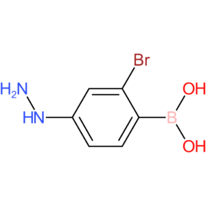 (2-bromo-4-hydrazinylphenyl)boronic acid