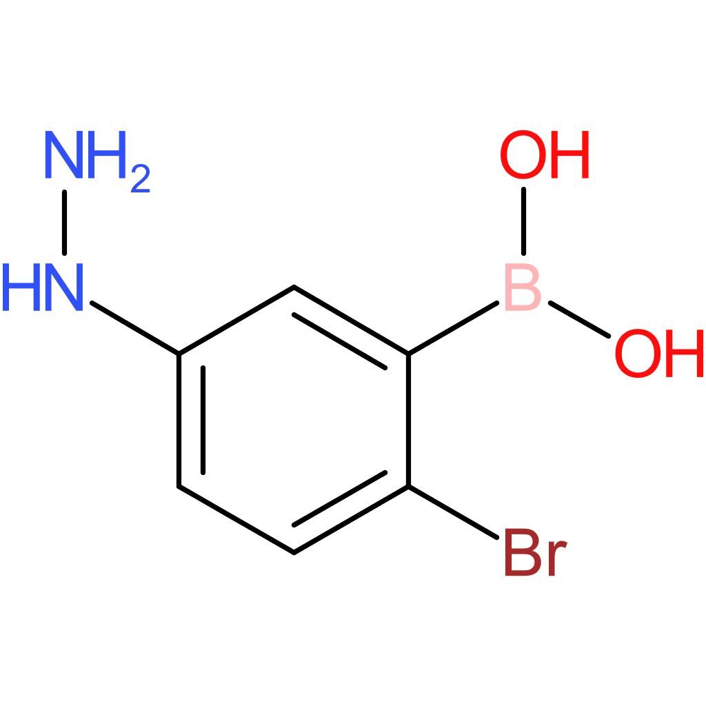 (2-bromo-5-hydrazinylphenyl)boronic acid