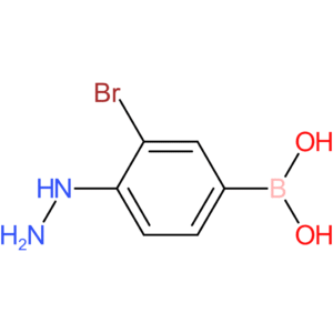 (3-bromo-4-hydrazinylphenyl)boronic acid