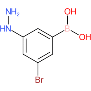 (3-bromo-5-hydrazinylphenyl)boronic acid