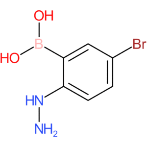 (5-bromo-2-hydrazinylphenyl)boronic acid